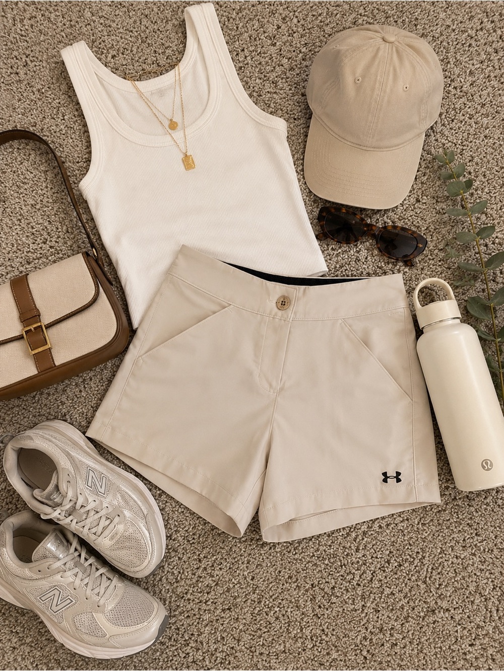 Under Armour Women's Khaki Athletic Shorts